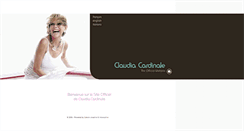 Desktop Screenshot of official-claudiacardinale.com